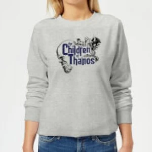 Image of Marvel Avengers Infinity War Children Of Thanos Womens Sweatshirt - Grey - L