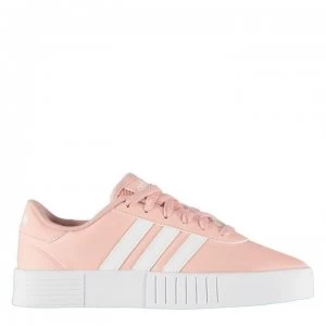 image of adidas Court Bold Womens Trainers - Pink/Wht/Wht