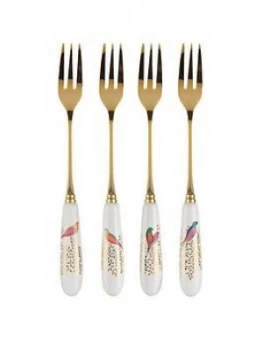 image of Portmeirion Sara Miller Chelsea Pastry Forks Set Of 4