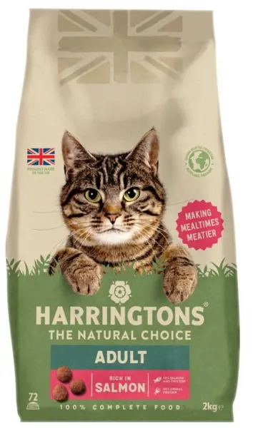 image of Harringtons Adult Salmon Cat Food 2kg