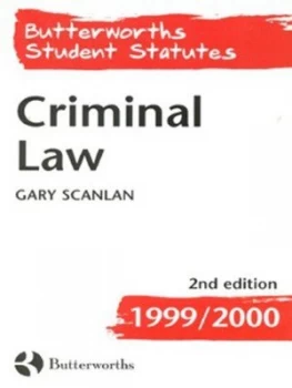 Image of Criminal Law by Gary Scanlan Book