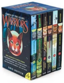 Image of Warriors Omen of the Stars Box Set by Erin Hunter Paperback