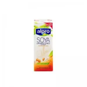 image of Alpro Unsweetened Soya Milk 1 Litre Pack 8 0499047 10481CP