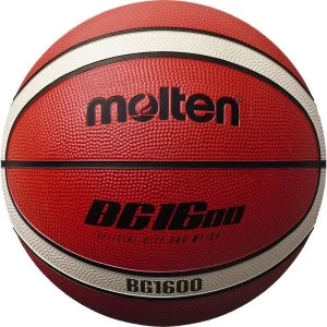 image of Molten 1600 Rubber Basketball - Size 5