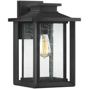 Image of Elstead Quoizel Wakefield Outdoor Wall Lantern Earth Black, IP44