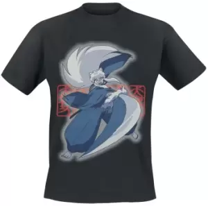 Image of InuYasha Blue Blade T-Shirt black