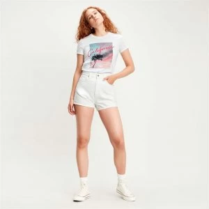 image of Levis California Print T-Shirt - White