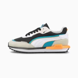 Image of PUMA City Rider Youth Trainers, Vaporous Grey/Black Size 3 Shoes