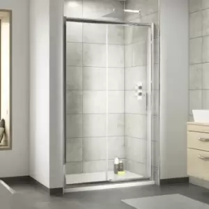 image of Pacific Sliding Shower Door 1200mm Wide - 6mm Glass - Nuie