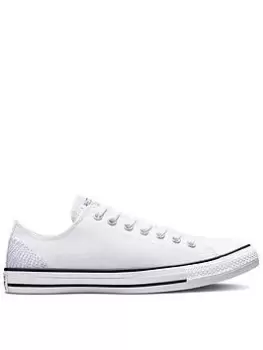 image of Converse Chuck Taylor All Star Canvas Ox - White/Grey Size 10, Men