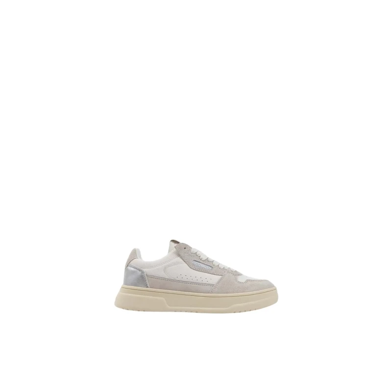 Image of Mim Shoes Leather Trainers woman Mim Trainers Mist Low Blanc Female 37