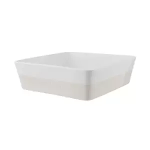 Image of Artisan Street Square Roaster 23cm White