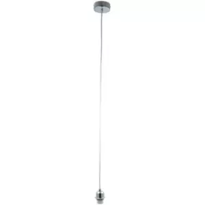 Image of Endon Cable Set - Ceiling Pendant Light Chrome, E27