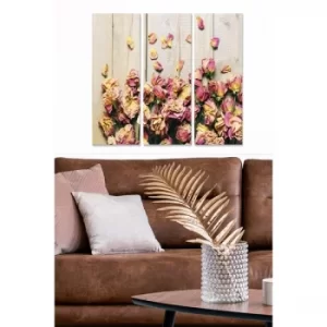 Image of MDF1021990 Multicolor Decorative MDF Painting (3 Pieces)