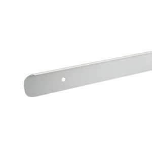 Image of Unika Silver Aluminium Kitchen worktop end cap