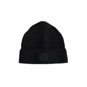 Image of CP COMPANY Ribbed Beanie - Blue