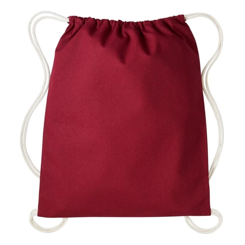 Image of Nutshell Mens Drawstring Gymsac in Burgundy Burgundy Male