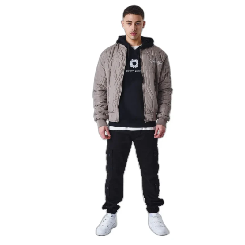 Image of Project X Paris Puffer Jacket Project X Paris Gris Male S