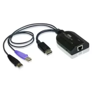 image of Aten USB - DisplayPort to Cat5e/6 KVM Adapter Cable (CPU Module)