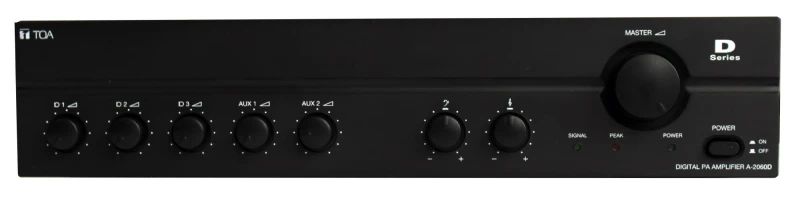 Image of TOA A-2060DD audio amplifier 1.0 channels Performance/stage Black
