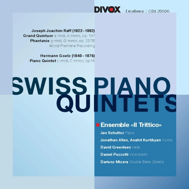 Image of Joseph Joachim Raff - Swiss Piano Quintets CD Album - Used