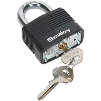 image of Sealey Laminated Steel Padlock 50mm Standard