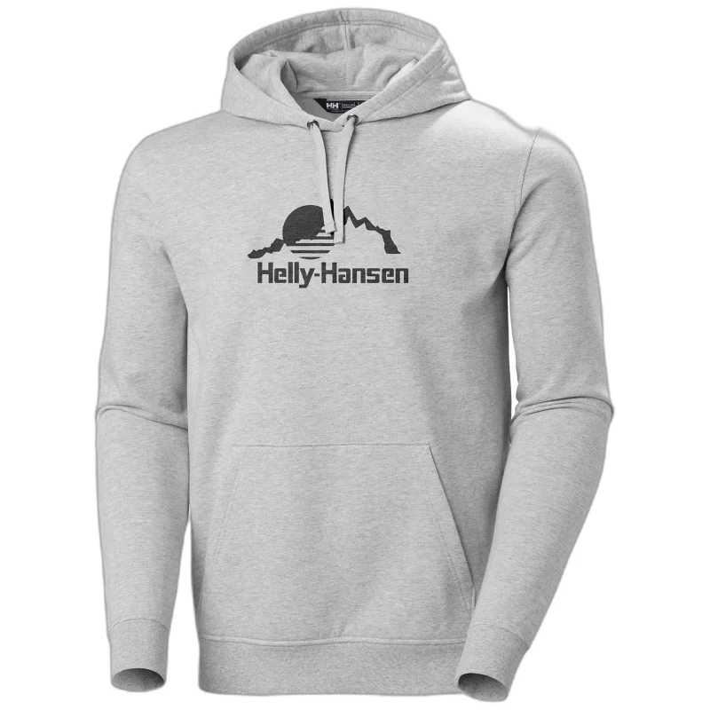 Image of Helly Hansen Hooded sweatshirt Helly Hansen Nord Graphic Gris Male 2XL