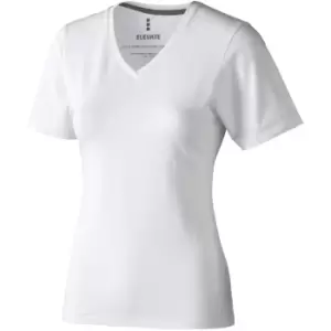 image of Elevate Womens/Ladies Kawartha Short Sleeve T-Shirt (M) (White)