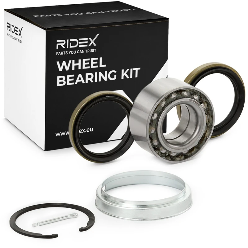 Image of RIDEX 654W0496 Wheel bearing kit Front axle both sides Wheel Bearing Kit (654)
