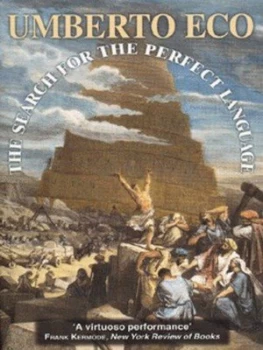 Image of The Search for the Perfect Language by Umberto Eco Paperback