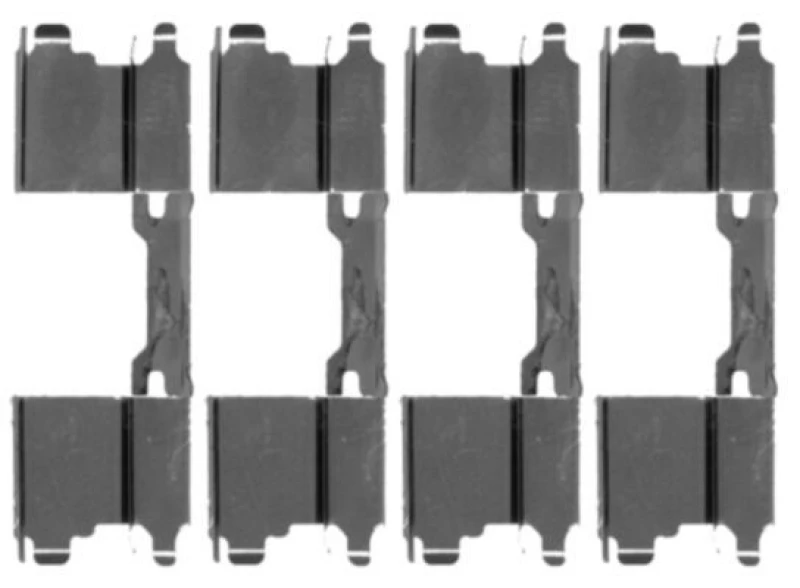 Image of HELLA Brake pad fitting kit HELLA 8DZ 355 203-501