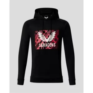 Image of Castore Saracens Logo Hoodie - Black