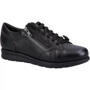 Image of Fleet & Foster Womens Polperro Slip On Zipped Leather Shoes UK Size 4 (EU 37)