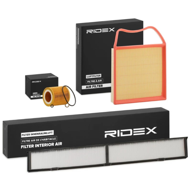 Image of RIDEX 4055F20251 Filter Set with gaskets/seals Filter Set (4055)