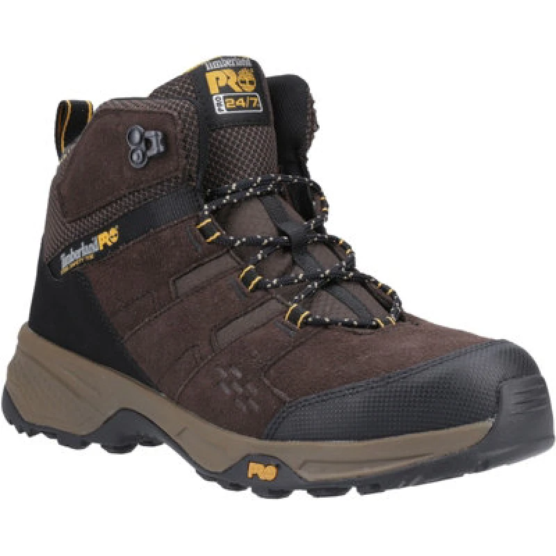 Image of Timberland Pro Mens Switchback Safety Boots UK Size 12 (EU 47) Dark brown TIM092-DKBRN-12