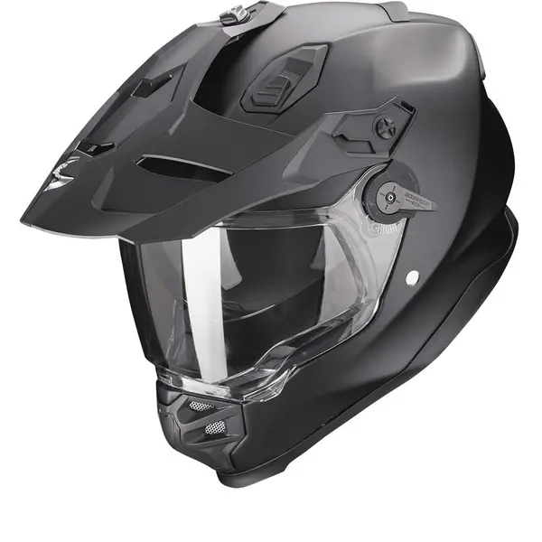 Image of Scorpion ADF-9000 Air Solid Matt Pearl Black Adventure Helmet Size S