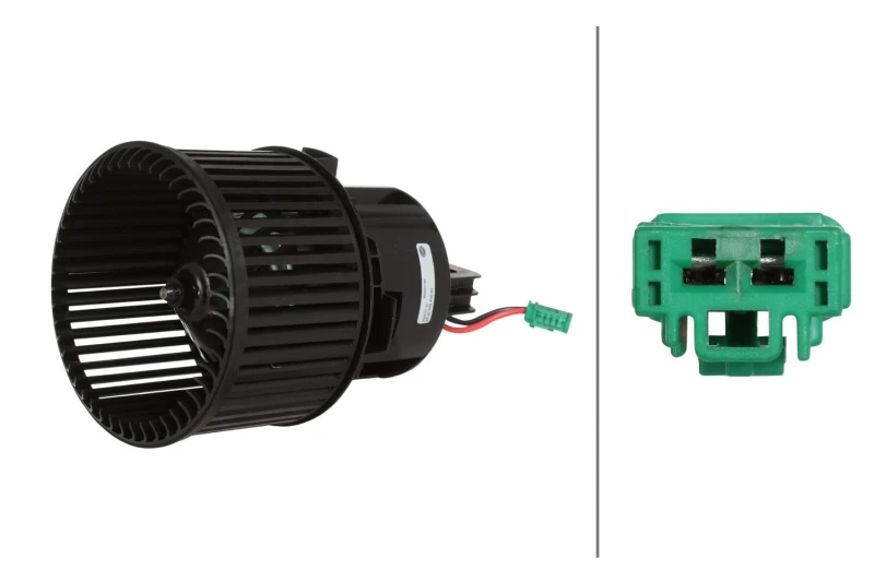 Image of HELLA Blower motor HELLA 8EW 366 400-621