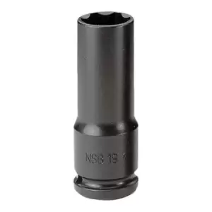 Image of Facom NSB.18 18mm 6PT Deep 1/2" Drive Thinwall Imperial Socket