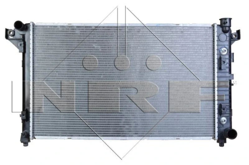 Image of NRF 53780 Engine radiator Brazed cooling fins, Aluminium, with adapter Aluminium Radiator,engine cooling (470)