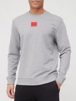Image of Hugo Boss Duragol Large Logo Sweatshirt Black Size 2XL Men