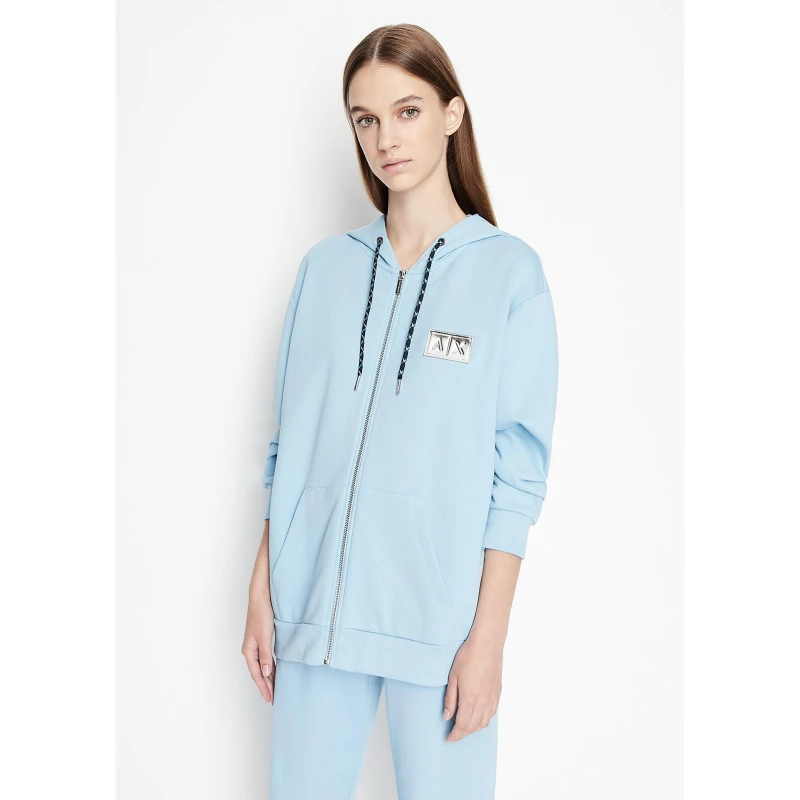 Image of ARMANI EXCHANGE AX Felpa - Blue Blue 10