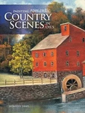 Image of painting romantic country scenes in oils