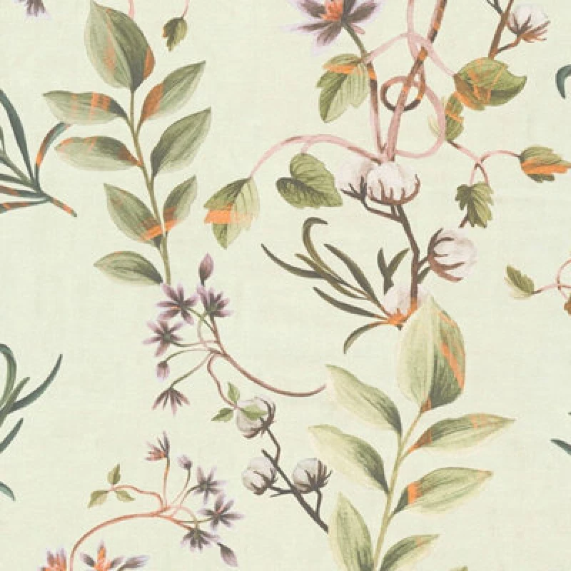 Image of A.S. Creation Anna D'andrea Green Botanical Wallpaper Floral Traditional Paste The Wall Vinyl