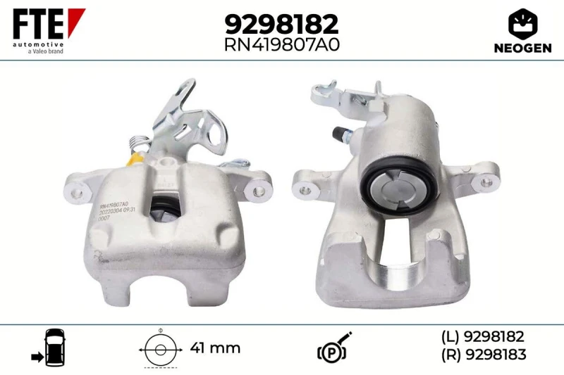 Image of Brake caliper FTE 9298182