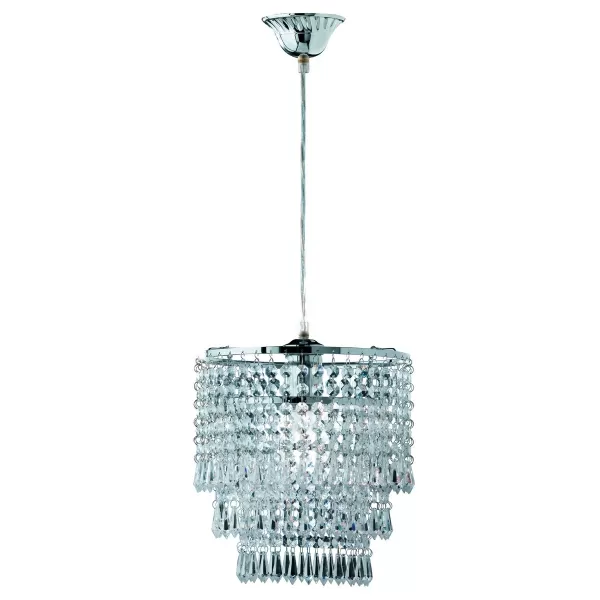 Image of Orient Classic Pendant Ceiling Light Chrome