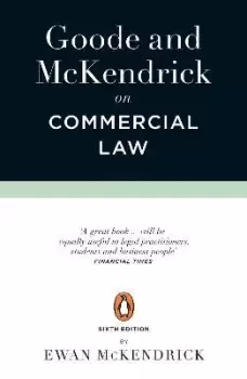 Image of Goode and McKendrick on Commercial Law by Roy Goode