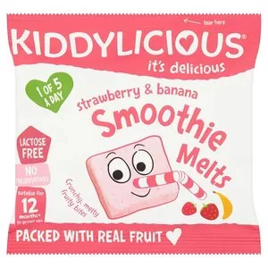 image of Kiddylicious Strawberry Smoothie Melts 6g