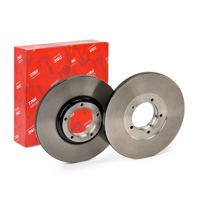 Image of TRW DF1653 Brake disc solid, Painted Brake Disc (82)
