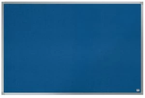 Image of Value Noticeboard Blue Felt 900x600mm