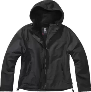 Image of Brandit Windbreaker Frontzip Ladies Jacket, black, Size XS for Women, black, Size XS for Women